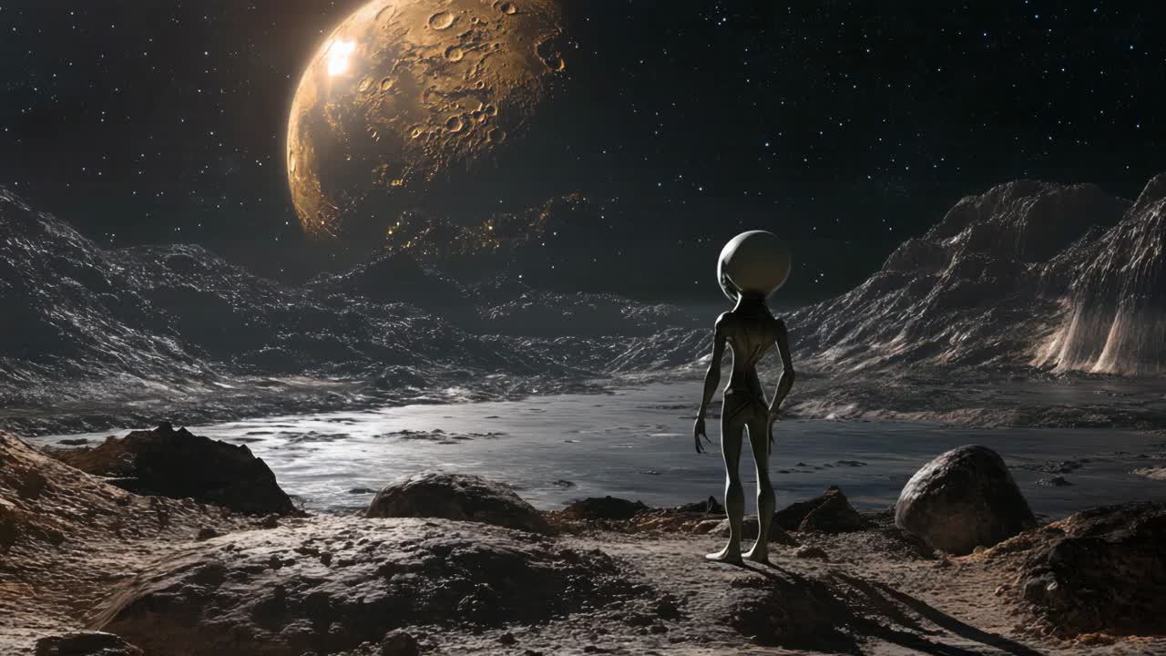 Alien on a Distant Planet