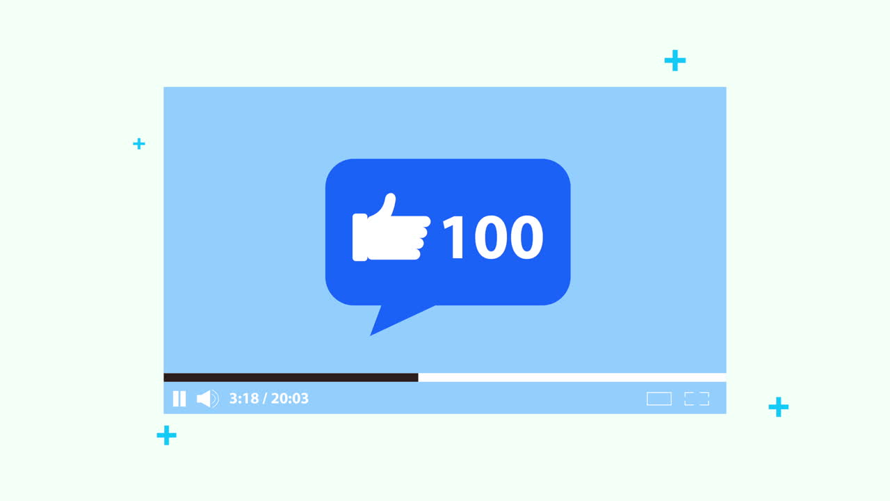 social media technology with webpage template