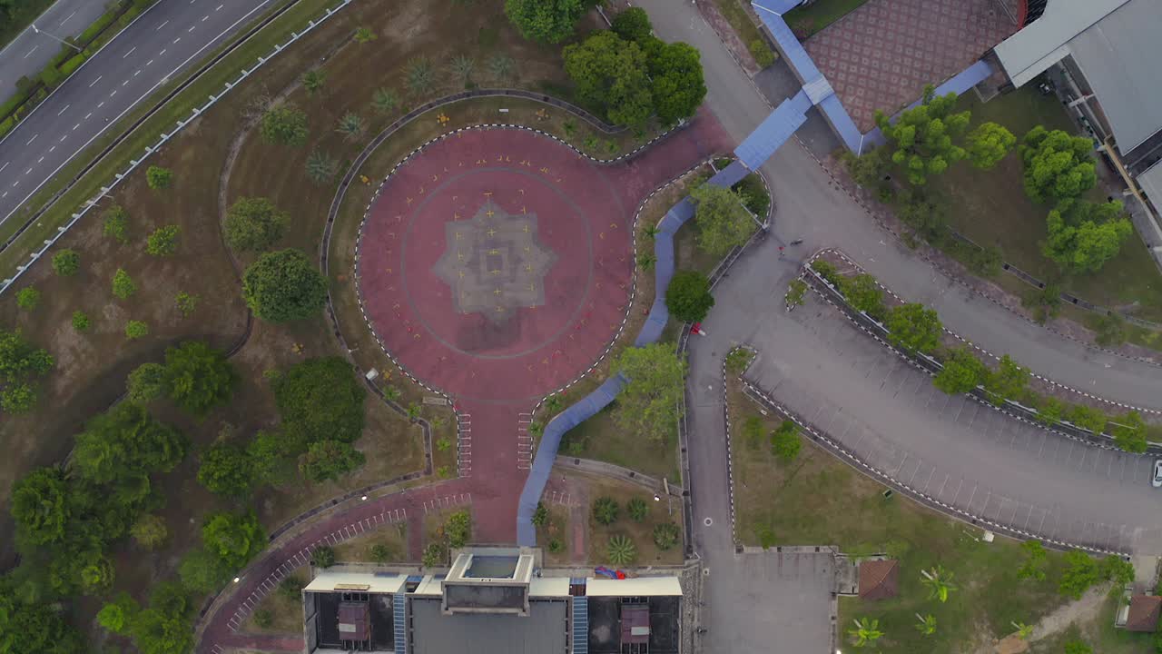 la escena del amanecer en 4k de malasia.