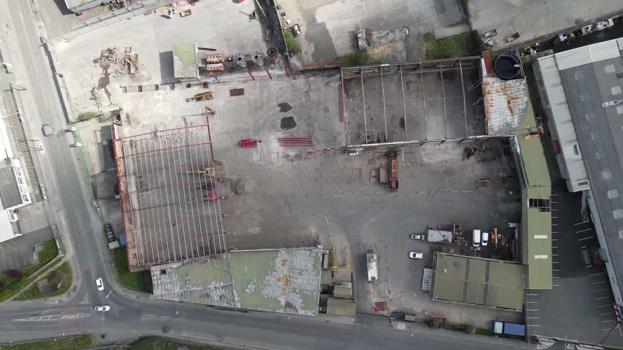 reducido a cenizas thorntons almacén de reciclaje reconstruir dublín