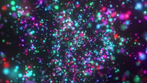 abstract colorful particle background