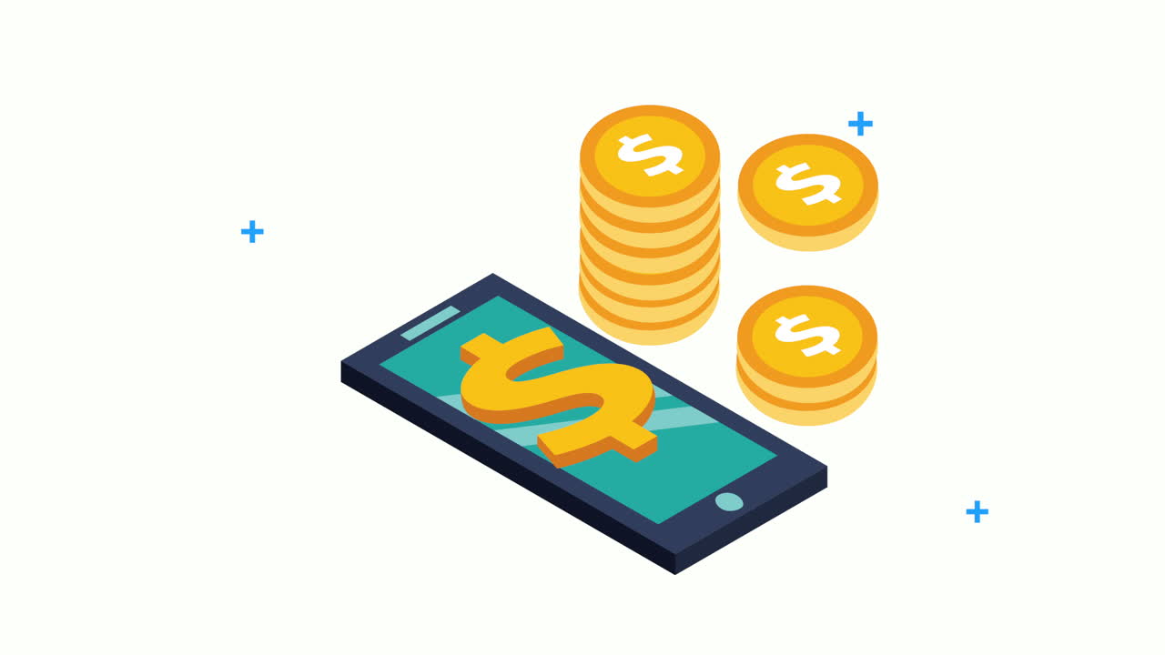 ebusiness commercial teachnology with smartphone