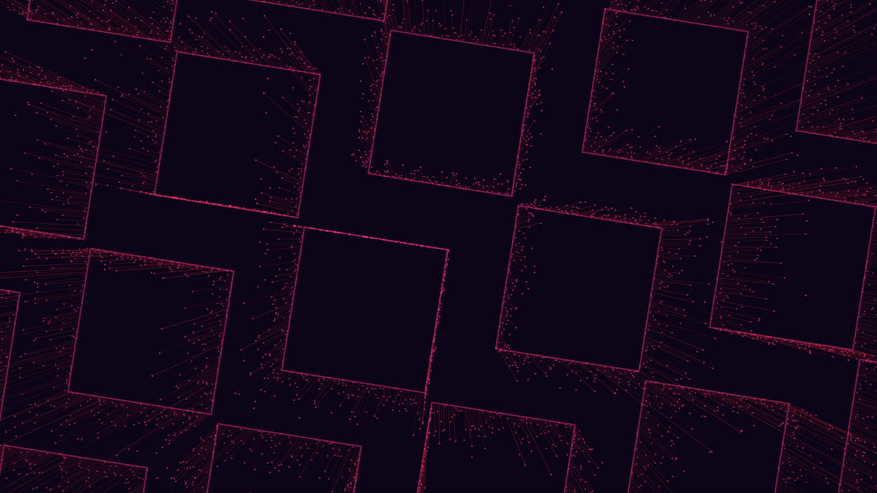 Dynamic black and red diagonal square pattern