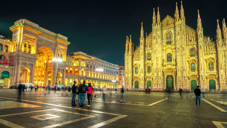 el tiempo de la gente catedral de milán, milán, italia