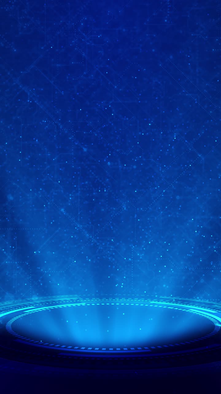 Abstract futuristic wave dots flow of particles cyber technology big data 3d 4k flight digital line