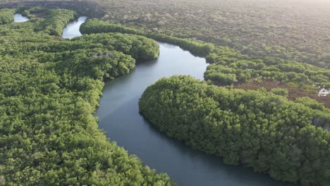 Masacre-Del-Río,-Frontera-Natural-Entre-Haití-Y-La-República-Dominicana,-Aérea