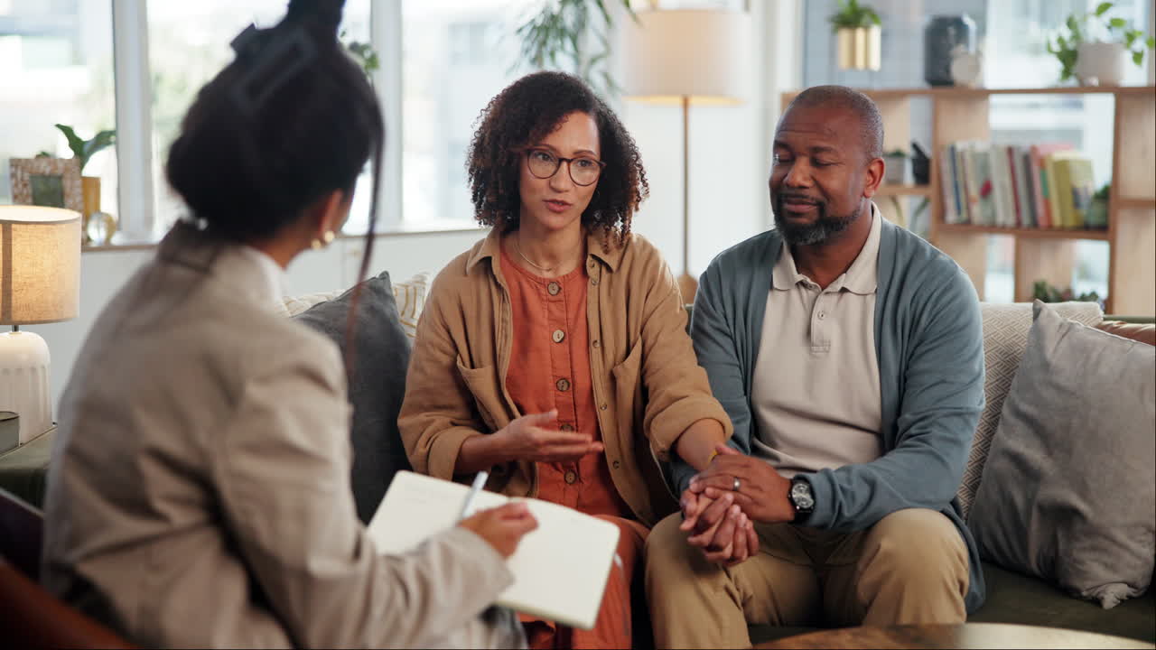 sesión de terapia de pareja