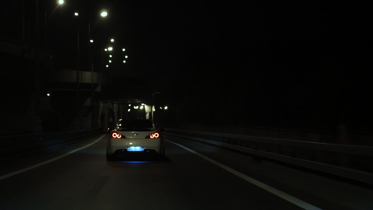 Car Driving at Night