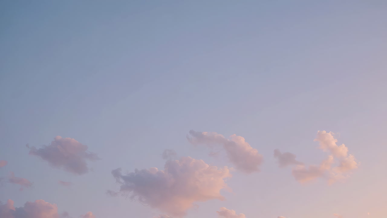 Pastel Clouds in a Serene Sky