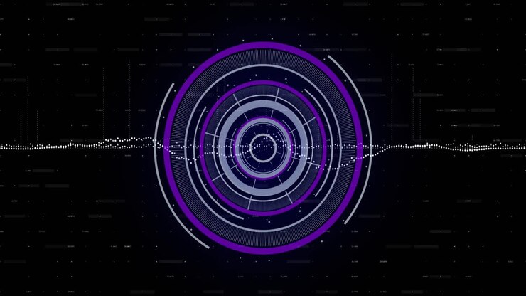 Animation of data processing over scope scanning