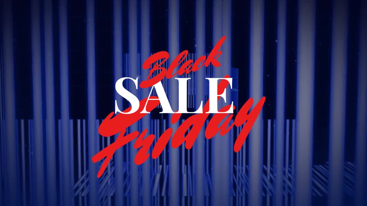 블랙 프라이데이 판매 4k의 디지털로 생성 된 비디오