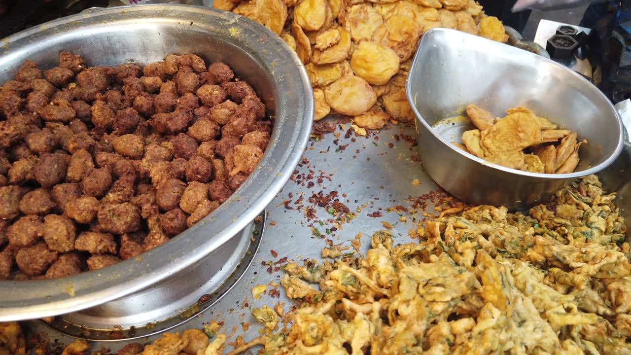 comida popular y famosa de la calle del subcontinente indio