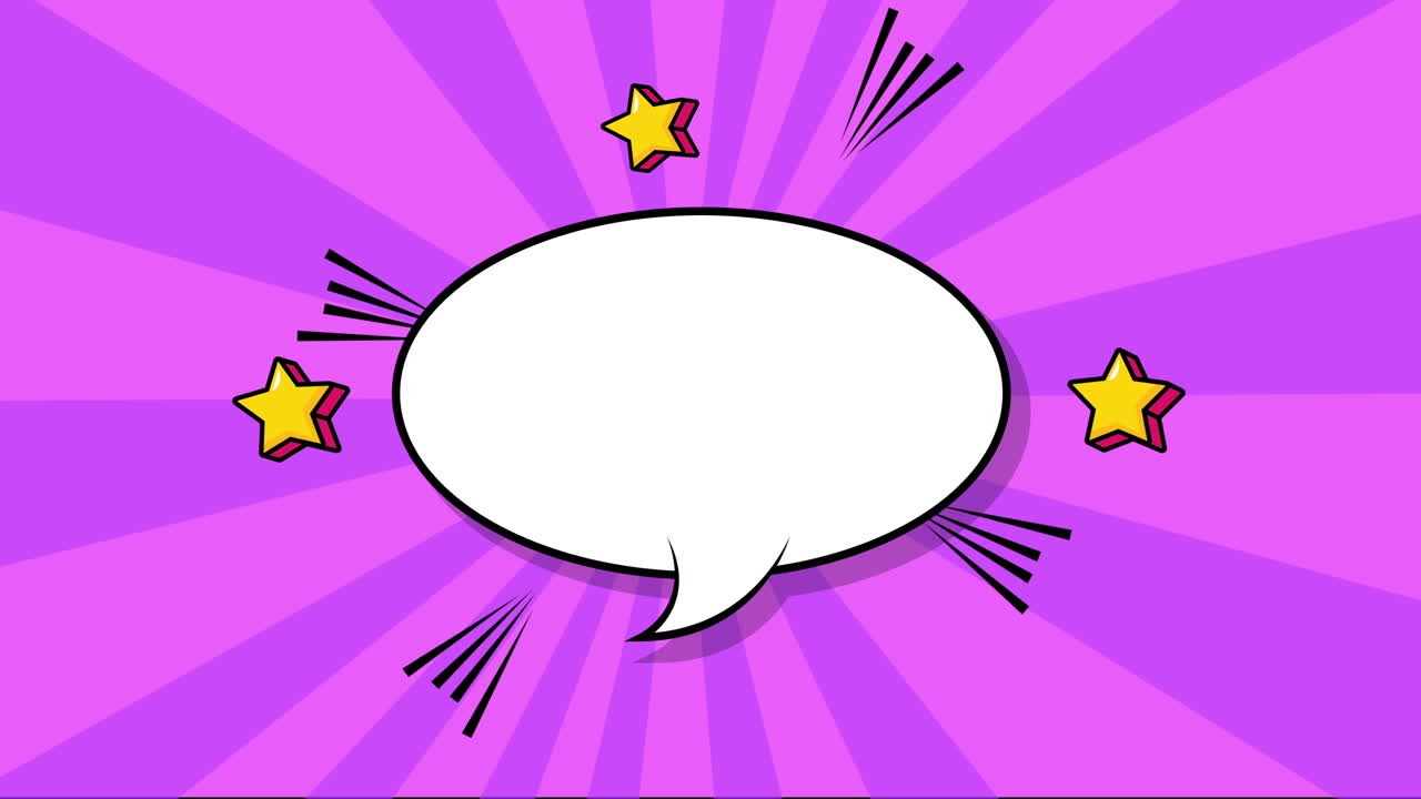 expresión de habla burbuja estilo de arte pop