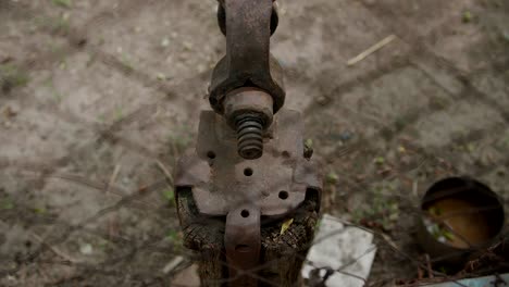 Old-farm-equipment-in-rural-backyard