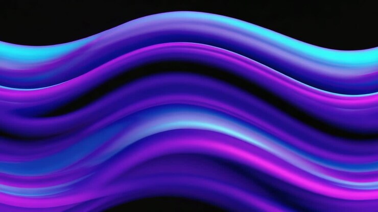 Vibrant Abstract Wavy Gradient Background
