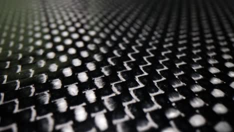 close-up of carbon fiber weave texture