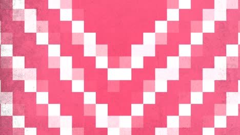 Red-and-white-pixels-pattern-in-8-bit-of-architecture