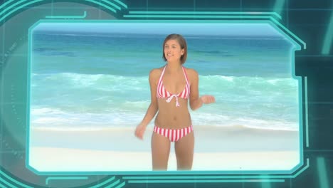 animación en 3d en las vacaciones de verano