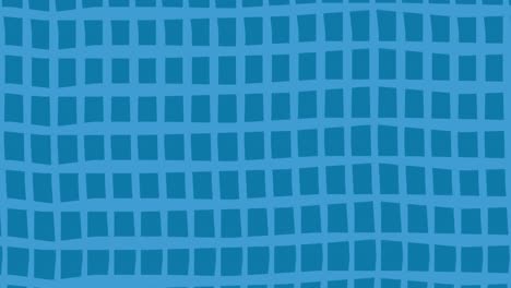 animación de una malla de cuadrados azules sobre un fondo azul oscuro