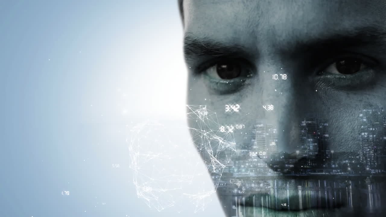 girando el globo con datos y red de conexión