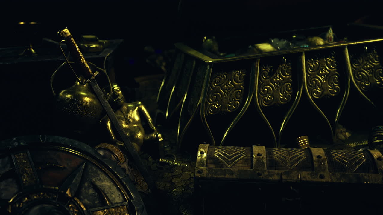 Hidden treasures of a forgotten age await discovery in a cavern