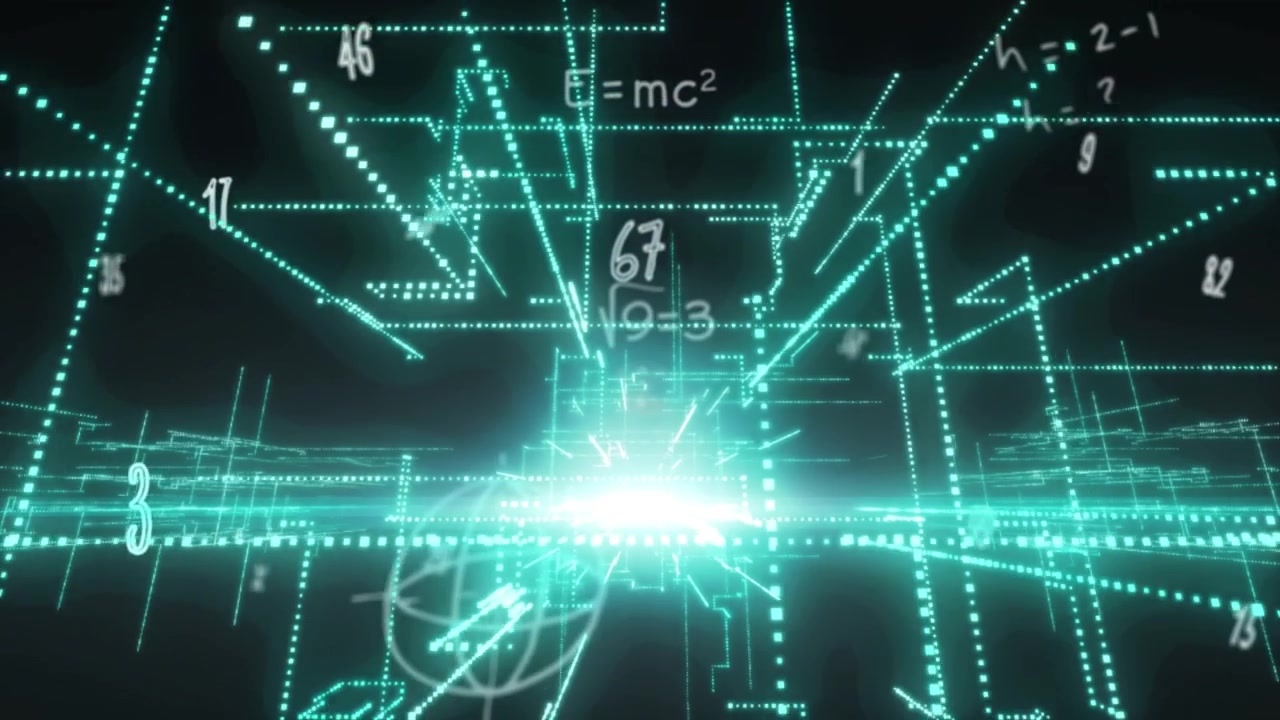 Animation of network of connections over data processing