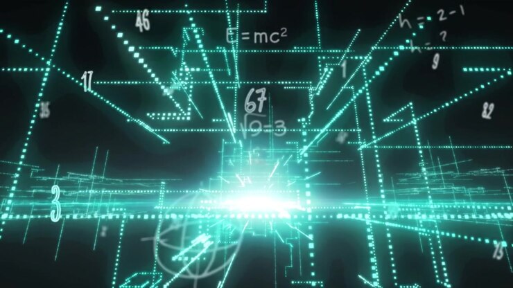 Animation of network of connections over data processing