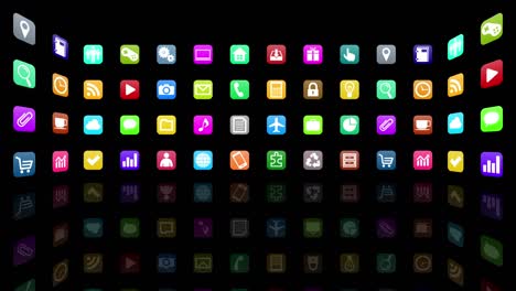 technology icon network symbol digital devices on the internet background