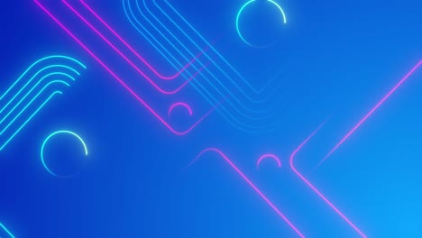 fondo abstracto geométrico de neón