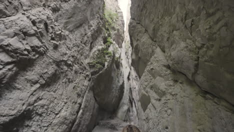 narrow canyon gorge