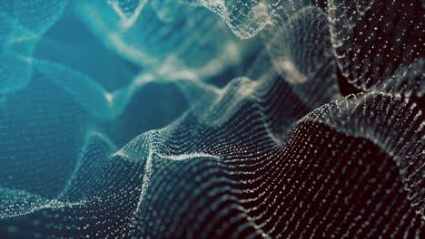 Abstract 3D background with moving waves