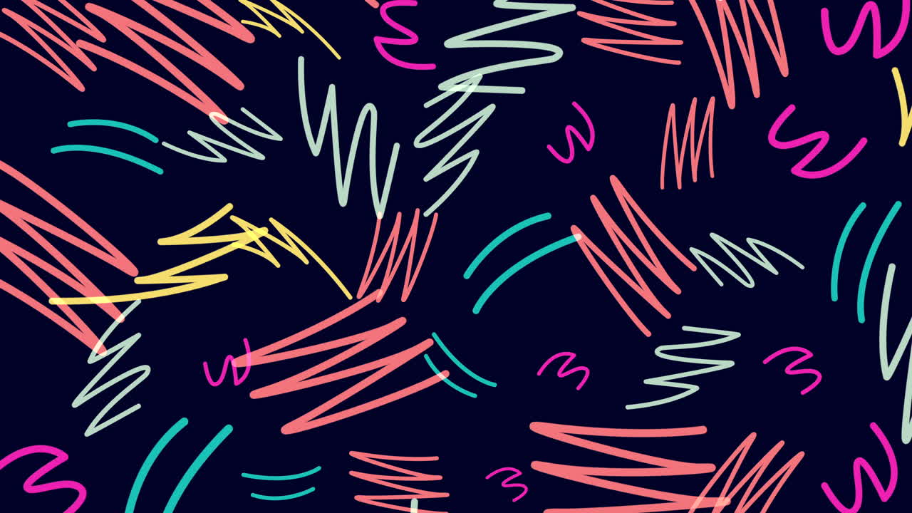 movimiento retro zig zag sobre fondo abstracto 7