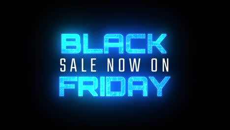 Black-Friday-Sale-now-on-animated-text-graphic,-full-screen