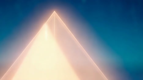 abstract pyramid light