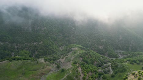 the foggy mountains of paktia province