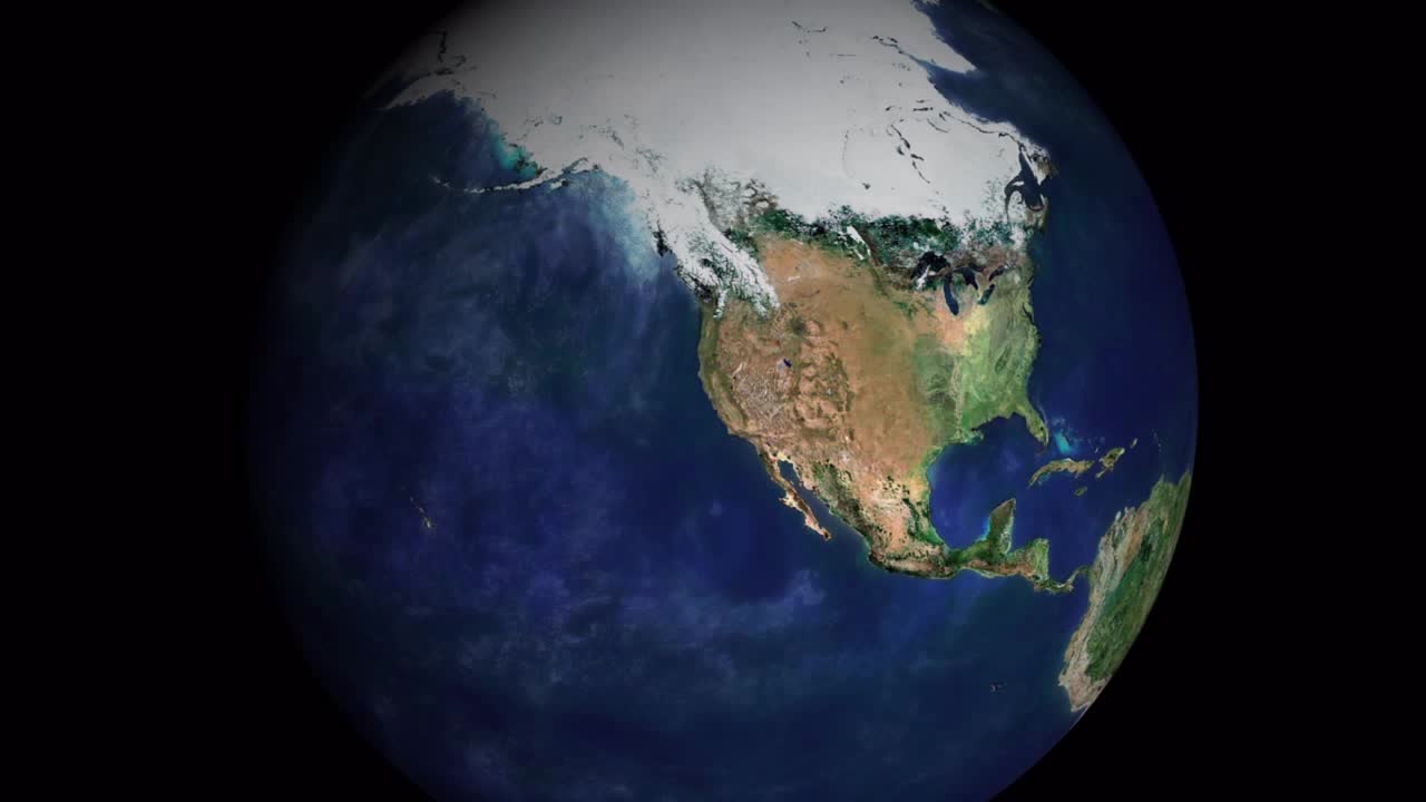 우주에서 샌프란시스코의 어부 부두로 확대