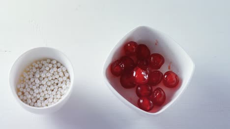 Red-cherries-in-bowl-with-star-shape-cutter-4k