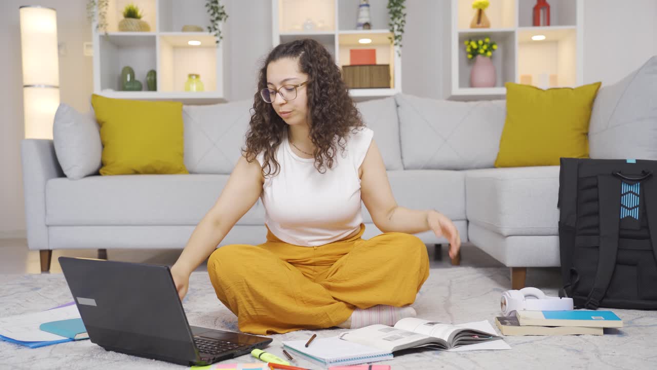 estudiante con ansiedad.