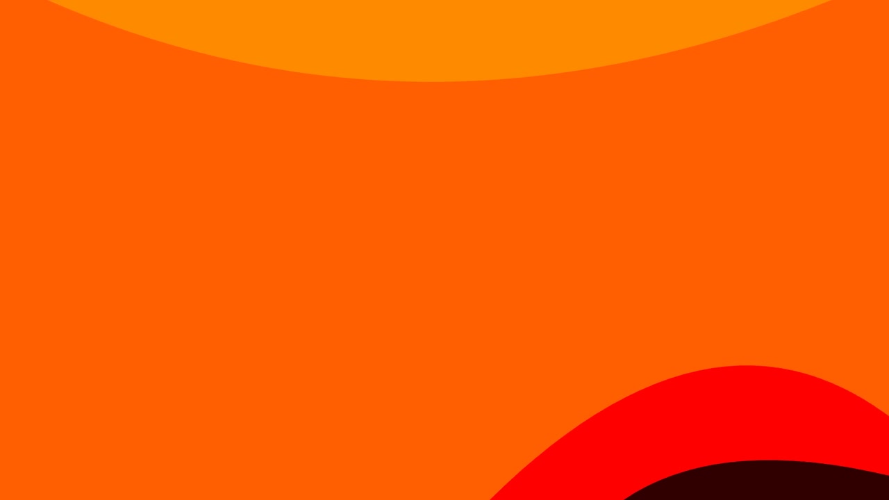 Abstract Motion Background with Vibrant Orange and Red Curves