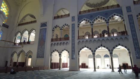 interior of a modern mosque