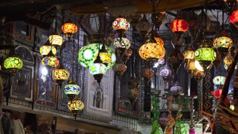 arabic lights in a bazaar