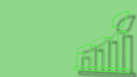 green growth graph - sustainable business success