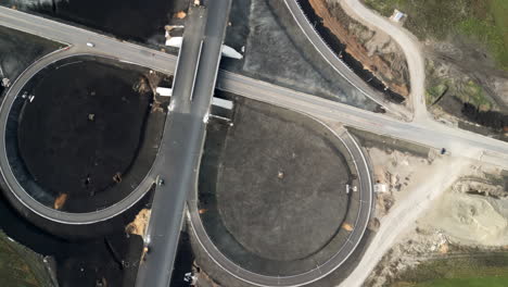 highway interchange under construction
