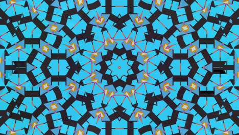 abstrakcyjne wzorce sekwencji kaleidoskopowe.