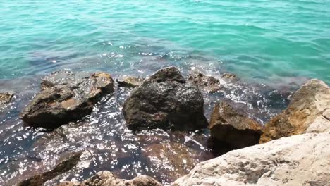 On-a-rocky-shore-of-the-sea