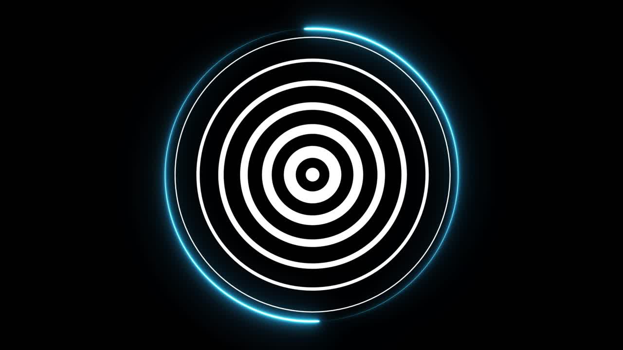 diseño abstracto de círculo brillante