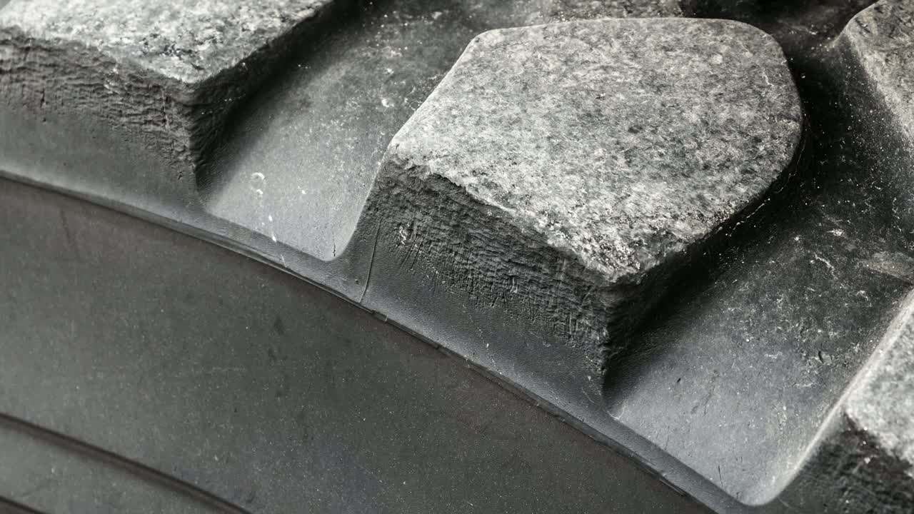 트럭 타이어의 경로