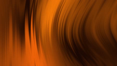 animation of glowing orange light wave moving on black background