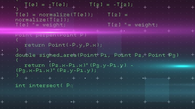 Animation of grid and data processing