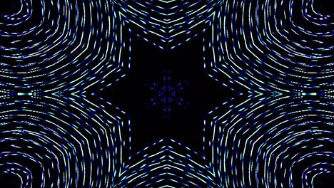 bright abstract light governing full color, kaleidoscope, black background